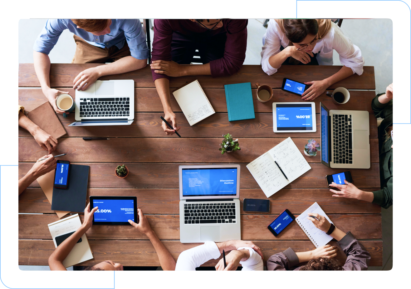Photo of people working on computers